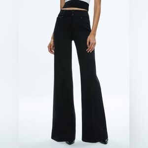 Alice + Olivia Missa high rise wide leg Jean